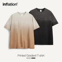 INFLATION Texture Printed Tie Dyed T-Shirts Mens - INFLATION