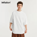 INFLATION Designer Twill Fabric Minimalism Blank T-shirts - INFLATION