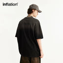 INFLATION Texture Printed Tie Dyed T-Shirts Mens - INFLATION