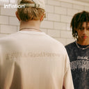 INFLATION Texture Printed Tie Dyed T-Shirts Mens - INFLATION