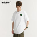 INFLATION Premium Embroidery Cotton TShirts - INFLATION