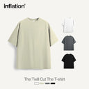 INFLATION Designer Twill Fabric Minimalism Blank T-shirts - INFLATION