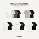 INFLATION Designer Twill Fabric Minimalism Blank T-shirts - INFLATION